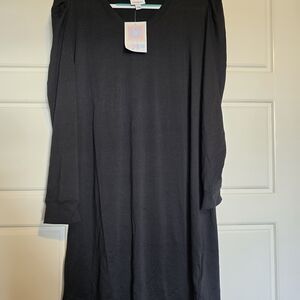 LuLaRoe Black Long Sleeve Dress